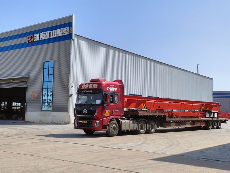 電動葫蘆門式起重機  MHxh10t—14m 外懸3.5/1.5m 制作完成，發(fā)往青海交付客戶使用